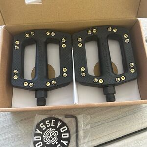 COPY - ODYSSEY BMX JC PC BLACK BICYCLE PEDALS 9/16" JCPC CULT SUNDAY FIT OG PC